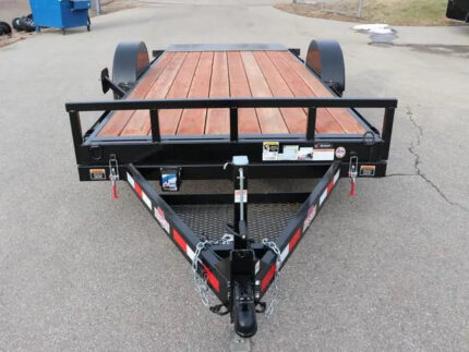 7x16 Full-Bed Tilt Trailer with Single Axle – 7K Capacity